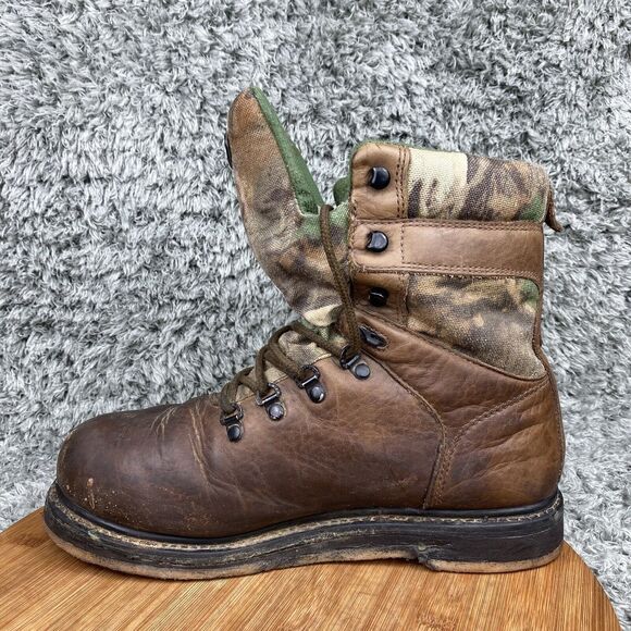 Wolverine Camo Waterproof Hunting Leather Boots - Picture 5 of 10